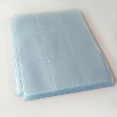 Tài liệu CPP 9 Trang thẻ giao dịch túi với mặt trước và mặt sau rõ ràng cho trò chơi TCG