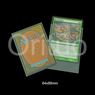 Pokemon Mtg Thẻ bên trong Tay áo Rõ ràng Pp Tải lên trên Kích thước chính xác