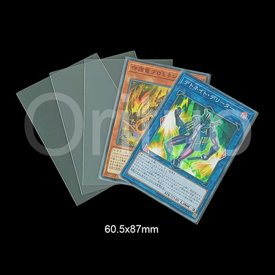 Bao đựng thẻ bên trong Clear Yugioh 60x87mm Kích thước hoàn hảo để bảo vệ thẻ nhỏ