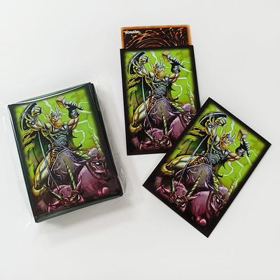 Tay áo thẻ nghệ thuật YUGIOH tùy chỉnh 62x89mm Mtg tay áo bảo vệ sàn