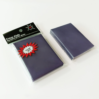 CPP Pro Matte Card Sleeves Màu tím Mặt trước độ sáng cao SGS