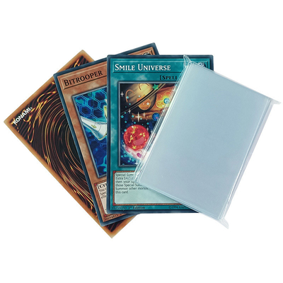 Tay áo thẻ giao dịch rõ ràng tùy chỉnh 44x67mm Mini American Prime Board Game Sleeves