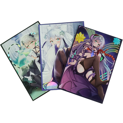 Chế độ in Holo tùy chỉnh Giấy tay bài nghệ thuật Yugioh MTG TCG Hologram Anime Thẻ tay bàn giao dịch tùy chỉnh