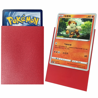 MTG Trading Card Sleeve 66x91mm Kích thước tiêu chuẩn Đỏ Matte Game Card Protector Sleeves