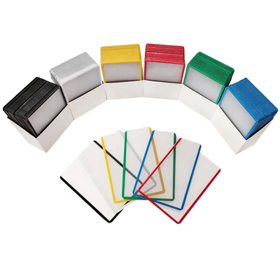 35pt Nạp hàng đầu PVC Logo Sports Card Holder 3x4 Baseball Card Nạp hàng đầu