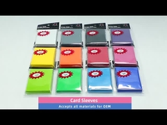 Tay áo thẻ trò chơi chất lượng cao MTG Kích thước tiêu chuẩn 66x91mm Màu sắc mờ tùy chỉnh Tay áo thẻ giao dịch