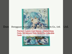 Tay áo thẻ tùy chỉnh cao cấp   Matte / Glossy Finish, dày 100 micron, hoàn hảo cho thẻ sưu tập