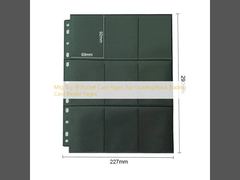 Trang Bìa Kẹp Thẻ Bài 18 Ngăn Mở Trên Đen Dùng Cho Thẻ Bài